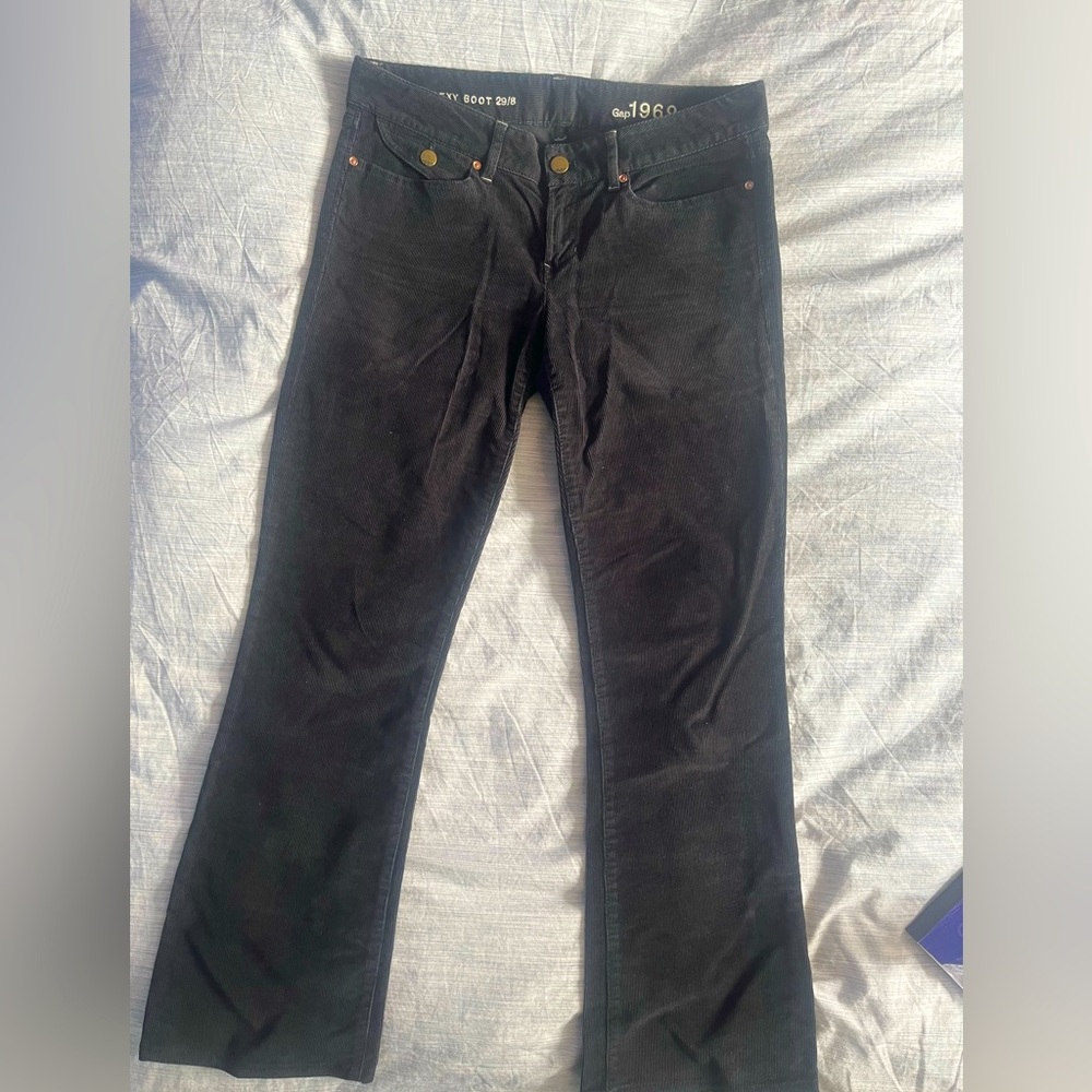 Women’s Black Corduroy Bootcut Pants